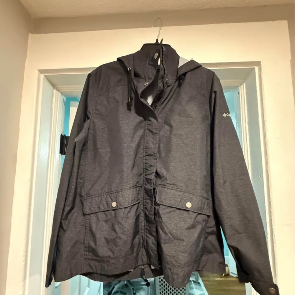 Columbia Charcoal Hooded Jacket